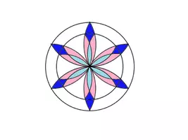 Vorschau - Präsentationen/Tafelbilder - Geometrisches Zeichnen _ Kreismuster 2 - Deckblatt