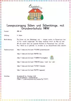 Vorschau - Arbeitsblätter - Silben & Silbenkönige: Lesespaziergang (Grundwortschatz NRW) - Deutsch - Kl. 1 - Seite 1