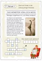 Vorschau - Arbeitsblätter - Sherlock Holmes - Das Monster von Loch Ness LESEPROBE - Seite 3