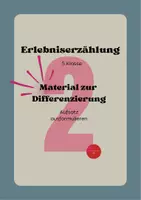Vorschau - Arbeitsblätter - Differenzierung Erlebniserzählung: Aufsatz schreiben - Deckblatt