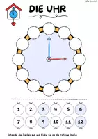 Vorschau - Mal- und Bastelvorlagen - Materialpaket UHR, Mathematik & Sachunterricht - Seite 2