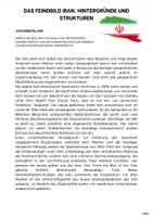 Vorschau - Arbeitsblätter - Internationale Konflikte - Iran - Deckblatt