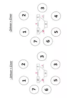 Vorschau - Spiele - Übungskarten Rechentrick: -Zehner + Einer ZR 100 + Interactive zur "Addition mit der Rechenmaschine" - Seite 1