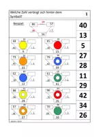 Vorschau - Spiele - Übungskarten Rechentrick: -Zehner + Einer ZR 100 + Interactive zur "Addition mit der Rechenmaschine" - Seite 2