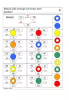Vorschau - Spiele - Übungskarten Rechentrick: -Zehner + Einer ZR 100 + Interactive zur "Addition mit der Rechenmaschine" - Seite 3