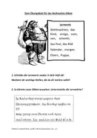 Vorschau - Arbeitsblätter - Weihnachtsdiktat Klasse 2, teilweise leistungsdifferenziert - Seite 2