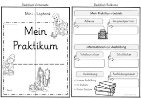 Vorschau - Arbeitsblätter - Beruf und Praktikum - Lapbook 2 Varianten - - Seite 2