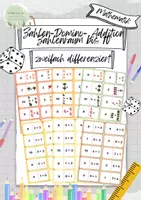 Vorschau - Fördermaterial/Inklusion - Zahlen Domino-Addition im Zahlenraum bis 10 - Deckblatt