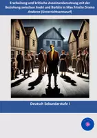 Vorschau - Stundenentwürfe - Max Frisch, "Andorra": Die Beziehung zwischen Andri und Barblin - Deckblatt