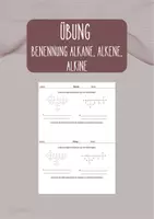 Vorschau - Arbeitsblätter - Übung: Benennung von Molekülen, Isomere - Deckblatt