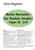 Vorschau - Arbeitsblätter - Mathe-Bestseller Kl. 3 / 4: Das Rundum-Sorglos-Paket - Deckblatt