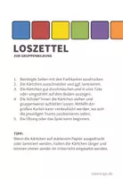 Vorschau - Bildkarten - Loskarten mit Farben zur Team-, Mannschafts- bzw. Gruppenbildung - Seite 1