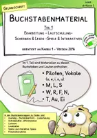 Vorschau - Stationenlernen - Materialpaket "Material zur Buchstabenerarbeitung in Grundschrift - orientiert an Karibu Version 2016" - Seite 1