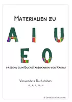 Vorschau - Stationenlernen - Buchstabenerarbeitung- Teil 1 - Grundschrift - orientiert an Karibu 2016 - Seite 3