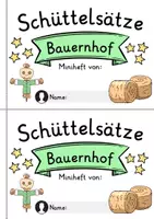 Vorschau - Arbeitsblätter - Schüttelsätze Sparpaket - 15 Minihefte | Deutsch 1. Klasse | Sätze schreiben - Seite 2