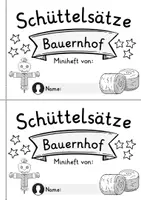 Vorschau - Arbeitsblätter - Schüttelsätze Sparpaket - 15 Minihefte | Deutsch 1. Klasse | Sätze schreiben - Seite 3