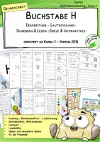 Vorschau - Stationenlernen - Buchstabenerarbeitung - Teil 2 - Grundschrift - orientiert an Karibu 2016 - Seite 1