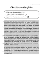 Vorschau - Arbeitsblätter - Okkultismus & Aberglaube - Deckblatt