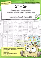 Vorschau - Arbeitsblätter - Buchstabenerarbeitung- Teil 3 - Grundschrift - orientiert an Karibu 2016 - Seite 1