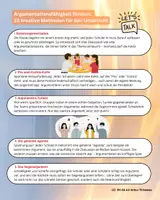 Vorschau - Anderer Materialtyp - Argumentationsfähigkeit fördern. 10 kreative Methoden - Seite 1