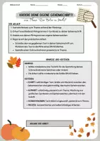 Vorschau - Unterrichtsreihen - Geheimschrift kreieren zum Thema Herbst 🍁🦔 - Seite 1