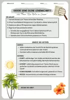 Vorschau - Unterrichtsreihen - Geheimschrift kreieren zum Thema Sommer ☀️ - Seite 1