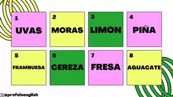 Προεπισκόπηση - Υποστηρικτικό υλικό / Ειδική αγωγή - Πρόσεχε: Φρούτα & λαχανικά στα ισπανικά! - Σελίδα 2