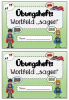 Vorschau - Arbeitsblätter - Übungsheft: Wortfeld "sagen" (Klasse 3-4) #schulstartbyextraklasse - Seite 2