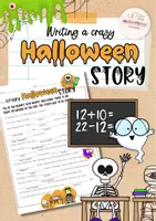 Vorschau - Arbeitsblätter - Halloween Englisch: crazy story Arbeitsblatt | Writing - Deckblatt