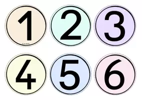Vorschau - Präsentationen/Tafelbilder - Nummern für die Tafel (Tafelbild - classroom management) - Seite 2
