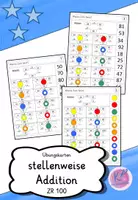 Vorschau - Spiele - Übungskarten stellenweise Addition ZR 100 "Rechenmaschine" - Deckblatt