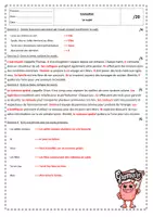 Aperçu - Feuilles d'exercices - Evaluation Grammaire - Cycle 3 - Page 2