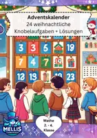 Vorschau - Arbeitsblätter - Adventskalender Mathe Klasse 3/4 - Deckblatt