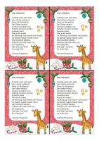 Vorschau - Mal- und Bastelvorlagen - Weihnachtsgrüße GIRAFFENKLASSE - Seite 3