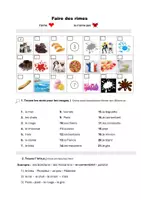 Vorschau - Unterrichtsreihen - J'aime- je n'aime pas- Wörter reimen - Deckblatt