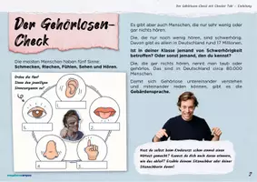 Vorschau - Arbeitsblätter - Checker Tobi – Der Gehörlosen-Check - Seite 1
