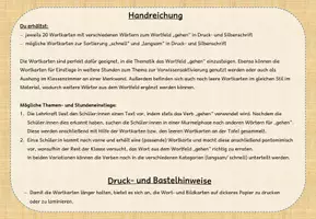 Vorschau - Stationenlernen - Wortfeld "gehen" und "sagen" - Sparpaket (Klasse 2-4) - Seite 2