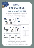 Aperçu - Jeux - Brown Owl at the Zoo - BeeBot Cards & Programming Cards - Page de couverture