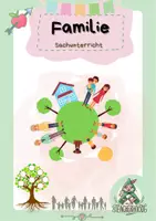 Vorschau - Arbeitsblätter - Familie Sachunterricht 🏡 👫👭👬 - Deckblatt