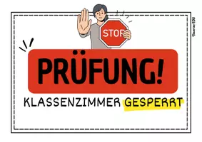 Vorschau - Poster - Classroom Management - Achtung Prüfung | Schilder - Seite 3