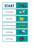 Vorschau - Spiele - Lese- Domino für Leseanfänger. Insekten - Seite 2