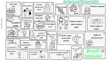 Vista previa - Manualidades / Dibujos para colorear - 25 Actos de Amabilidad Navideños | Fichas de Educación Emocional (3-12 años) - página 2