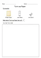 Vorschau - Arbeitsblätter - Stabile Türme aus Papier - Seite 1