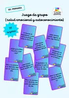 Vista previa - Refuerzo / NEE / Materiales de apoyo - Juego de grupo (salud emocional y autoconocimiento) - Portada