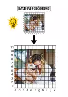 Vorschau - Arbeitsblätter - Rastervergrößerung - Mein Haustier (Kunst 6.-7. Klasse) - Seite 2