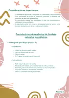 Vista previa - Unidades / Secuencias / Situaciones de Aprendizaje - Taller de Química - Productos de limpieza ecológicos - página 2