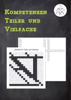 Vorschau - Arbeitsblätter - Kompetenzen Teiler und Vielfache - Deckblatt