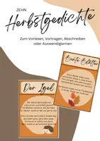 Vorschau - Text - Zehn Herbstgedichte (+ zehn differenzierte Gedichte) - Deckblatt