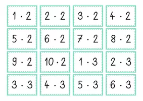 Vorschau - Aufgabenkarten - Quadratolino Kleines 1x1, Kärtchen, Zusatzmaterial - Seite 2