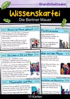 Vorschau - Bildkarten - Wissenskartei - Die Berliner Mauer | Geschichte - Deckblatt